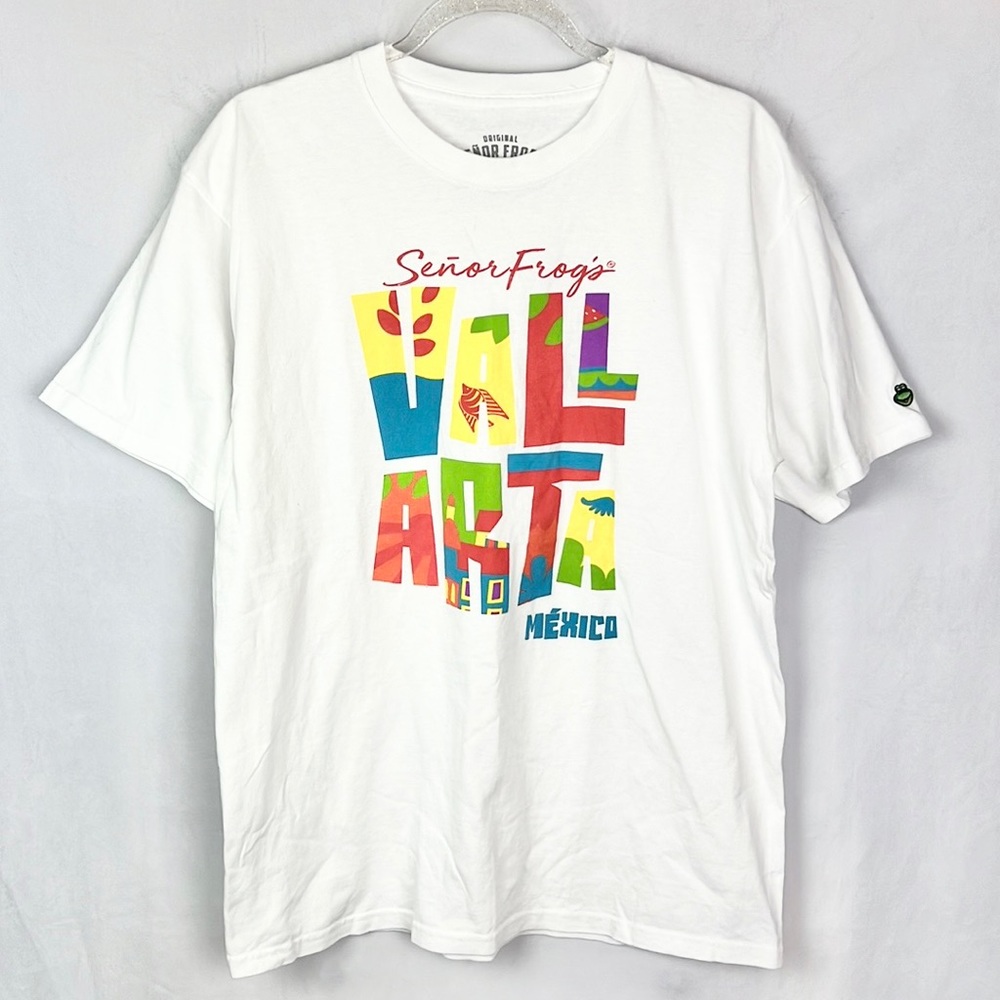 SENOR FROG’S | 🐸🌴Vallarta Mexico Official Restaurant Logo T-Shirt